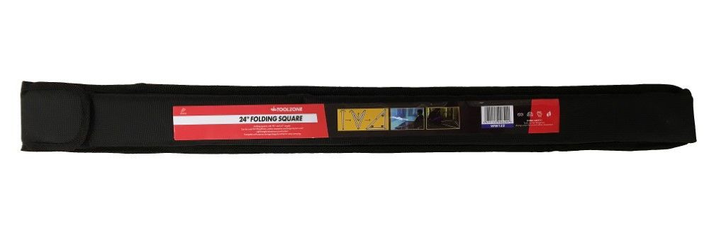 FOLDING ALUMINIUM SQUARE 24" DUAL MARKED METRIC IMPERIAL - TOOLZONE KDPWW152 - Image 2