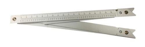 FOLDING ALUMINIUM SQUARE 24″ DUAL MARKED METRIC IMPERIAL – TOOLZONE KDPWW152