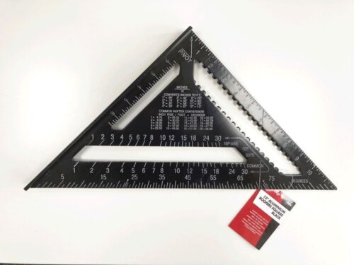 ROOFERS SQUARE ALUMINIUM 12″ BLACK – TOOLZONE KDPWW206