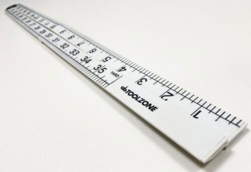 FOLDING PLASTIC RULE 1m METRIC AND IMPERIAL – TOOLZONE KDPMS165