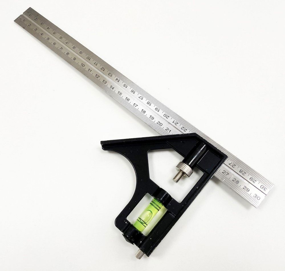 COMBINATION SQUARE 12" METRIC AND IMPERIAL - TOOLZONE KDPWW016 - Image 4