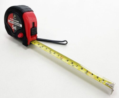 TAPE MEASURE 5m x 19mm RUBBER COATED METRIC AND IMPERIAL – TOOLZONE KDPMS123