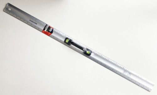 ALUMINIUM RULER 40″ WITH HANDLES AND SPIRIT LEVEL METRIC AND IMPERIAL – TOOLZONE KDPMS117