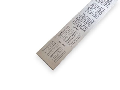 STAINLESS STEEL RULER 6″ 1mm THICKNESS METRIC AND IMPERIAL – TOOLZONE KDPMS099