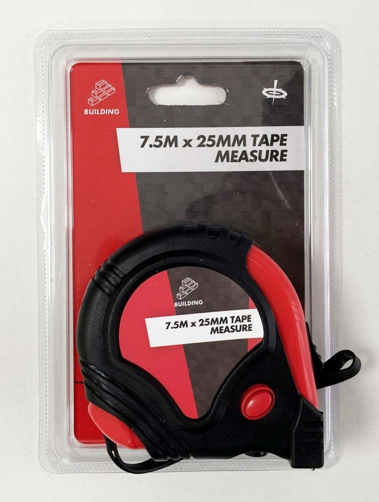 TAPE MEASURE 7.5m x 25mm RUBBER COATED METRIC AND IMPERIAL - TOOLZONE KDPMS124 - Image 6