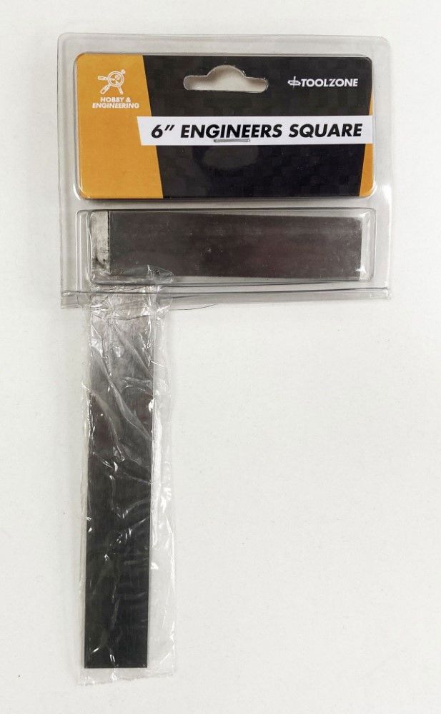 ENGINEERS SQUARE 150mm SOLID STEEL - TOOLZONE KDPMS072 - Image 2