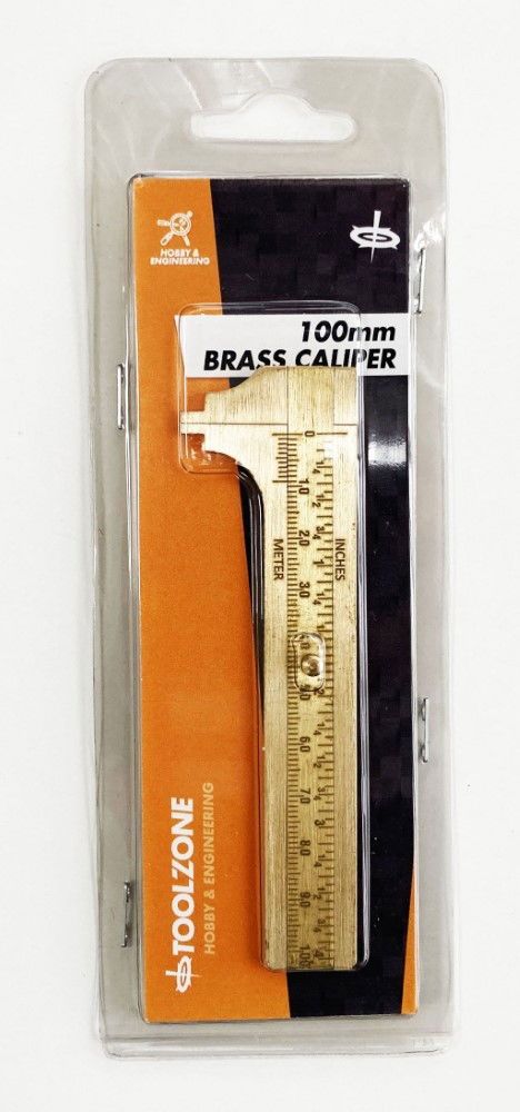 CALIPER VERNIER BRASS 100mm METRIC AND IMPERIAL – TOOLZONE KDPMS060