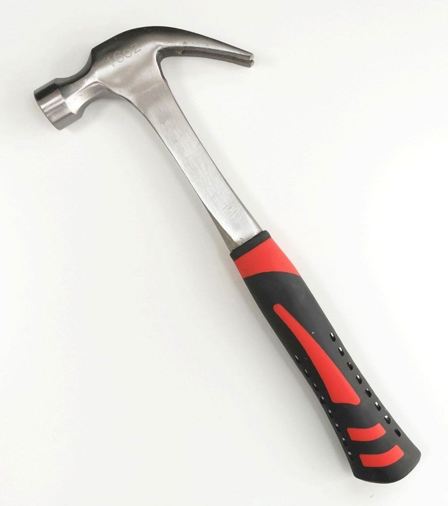 CLAW HAMMER 16oz ALL STEEL DROP FORGED - TOOLZONE KDPHM046