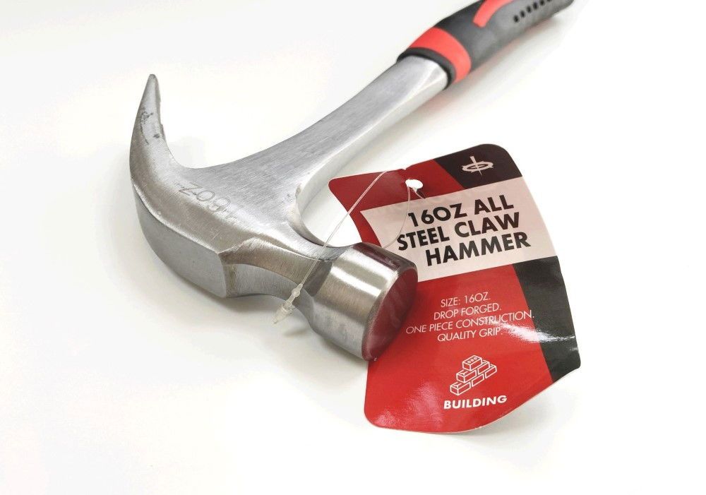 CLAW HAMMER 16oz ALL STEEL DROP FORGED - TOOLZONE KDPHM046 - Image 3
