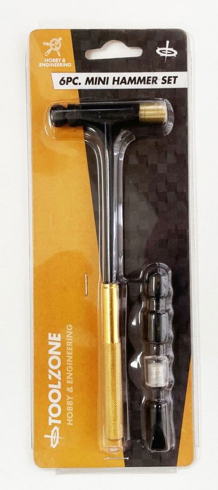 PRECISION MINI HAMMER SET 6pc 185mm HANDLE – TOOLZONE KDPHM018