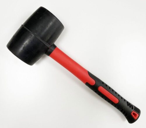 RUBBER MALLET 32oz 70% FIBRE HANDLE – TOOLZONE KDPHM010