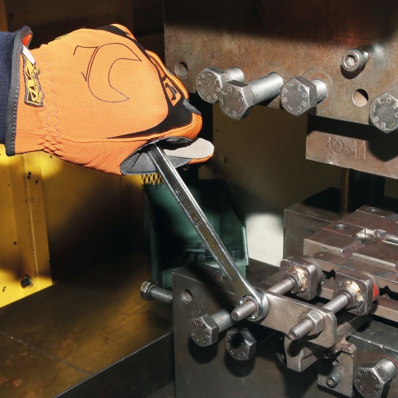 Combination Spanner Wrench Open Offset Ring Ends Chrome-Plated 13mm - Beta Tools 42 13