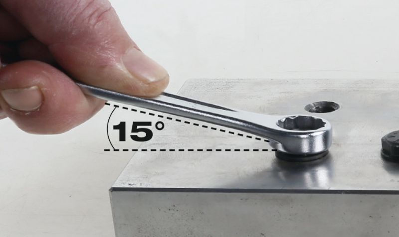 Combination Spanner Wrench Open Offset Ring Ends Chrome-Plated 14mm - Beta Tools 42 14 - Image 6