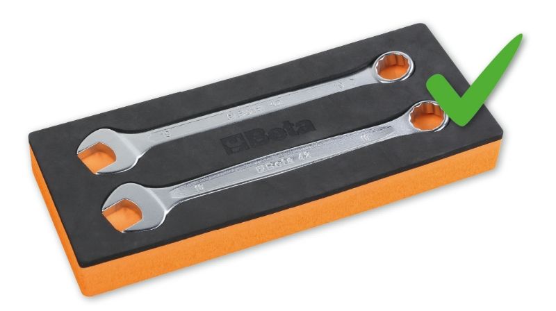 Combination Spanner Wrench Open Offset Ring Ends Chrome-Plated 32mm - Beta Tools 42 32