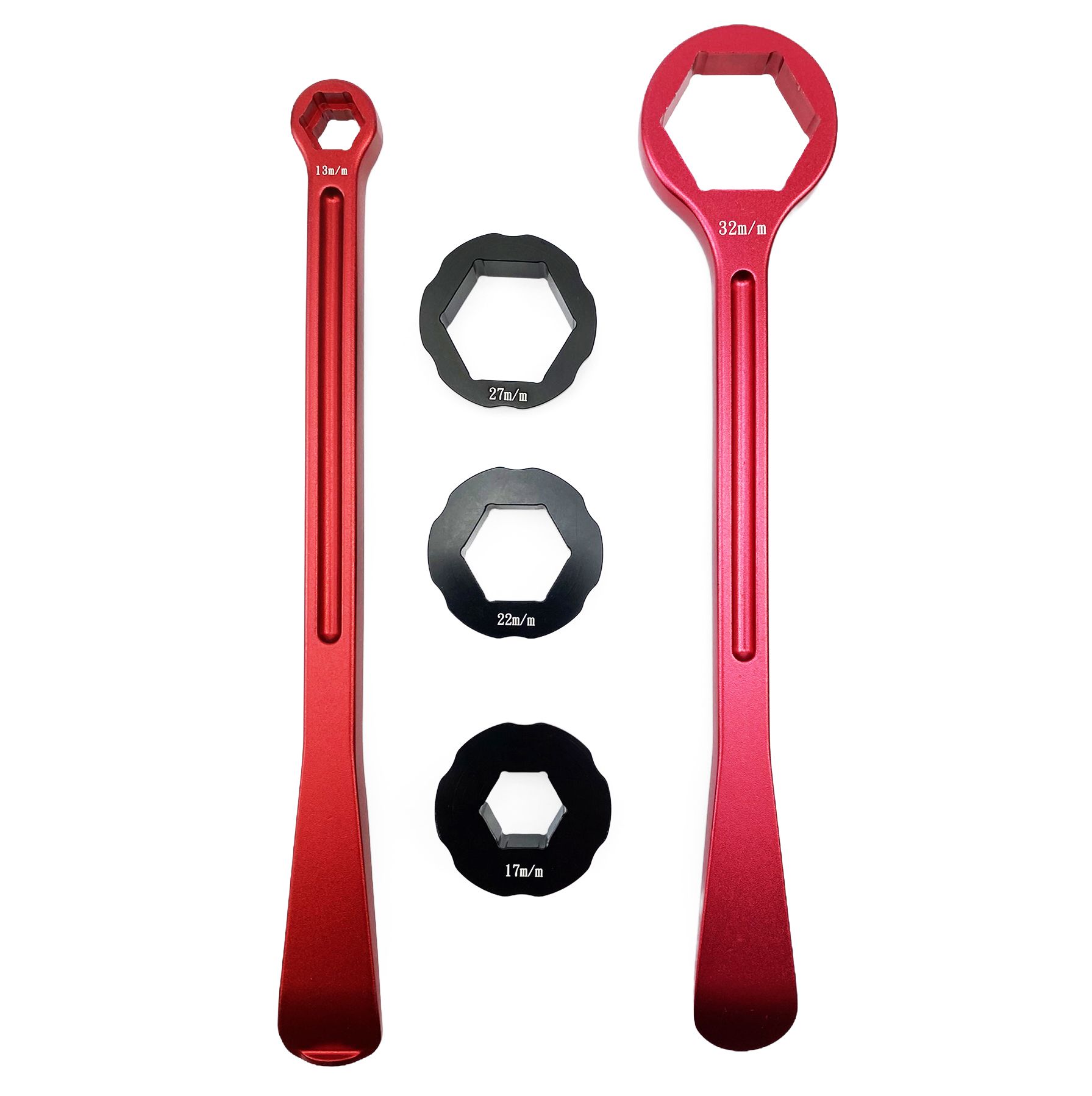 COMBO LEVER SET Europ. MUTLI TOOL, FIR BRAND 32, 27, 22, 17, 10 & 13MM, DESIGNED FOR EUROPEAN BIKES