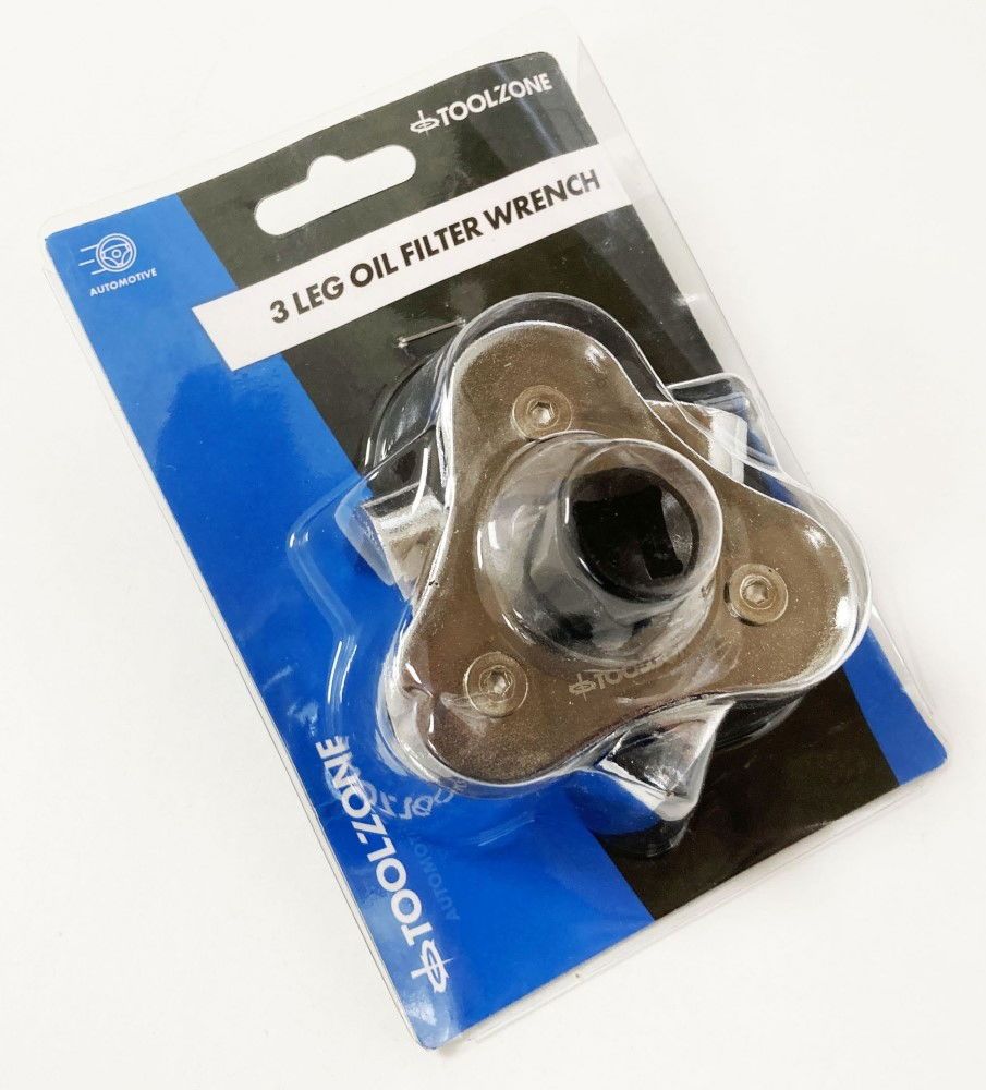 OIL FILTER WRENCH 3 leg dual drive 63-102mm - TOOLZONE KDPAU205 - Image 3