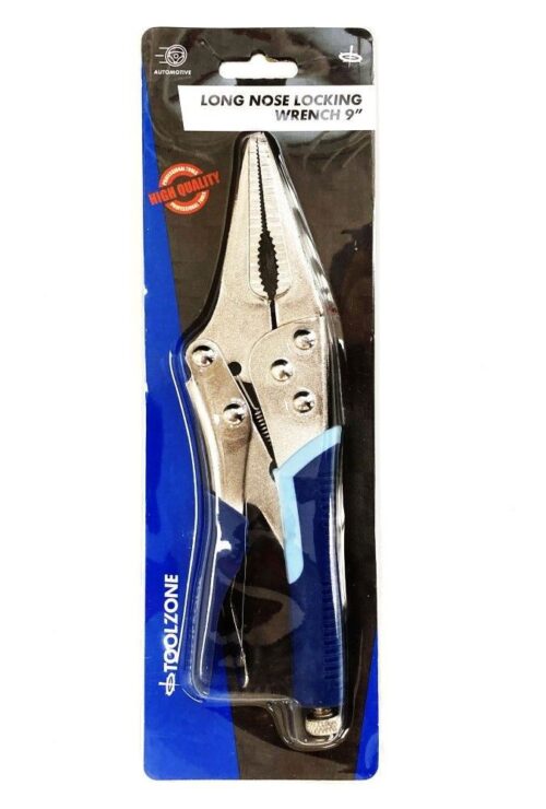 LOCKING WRENCH LONG NOSE 9″ SOFTGRIP – TOOLZONE KDPWR177