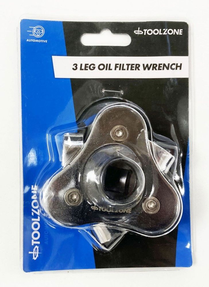 OIL FILTER WRENCH 3 leg dual drive 63-102mm - TOOLZONE KDPAU205 - Image 4
