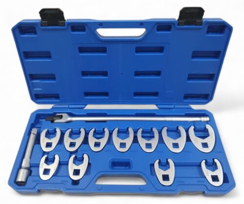 CROWFOOT WRENCH SET 1/2″ DR 13pc 20-32mm 6150 CHROME MOLYBDENUM – TOOLZONE KDPSP195