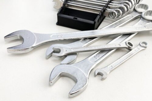 COMBINATION SPANNER SET 16pc 6-22mm DROP FORGED CHROME PLATED – TOOLZONE KDPSP193