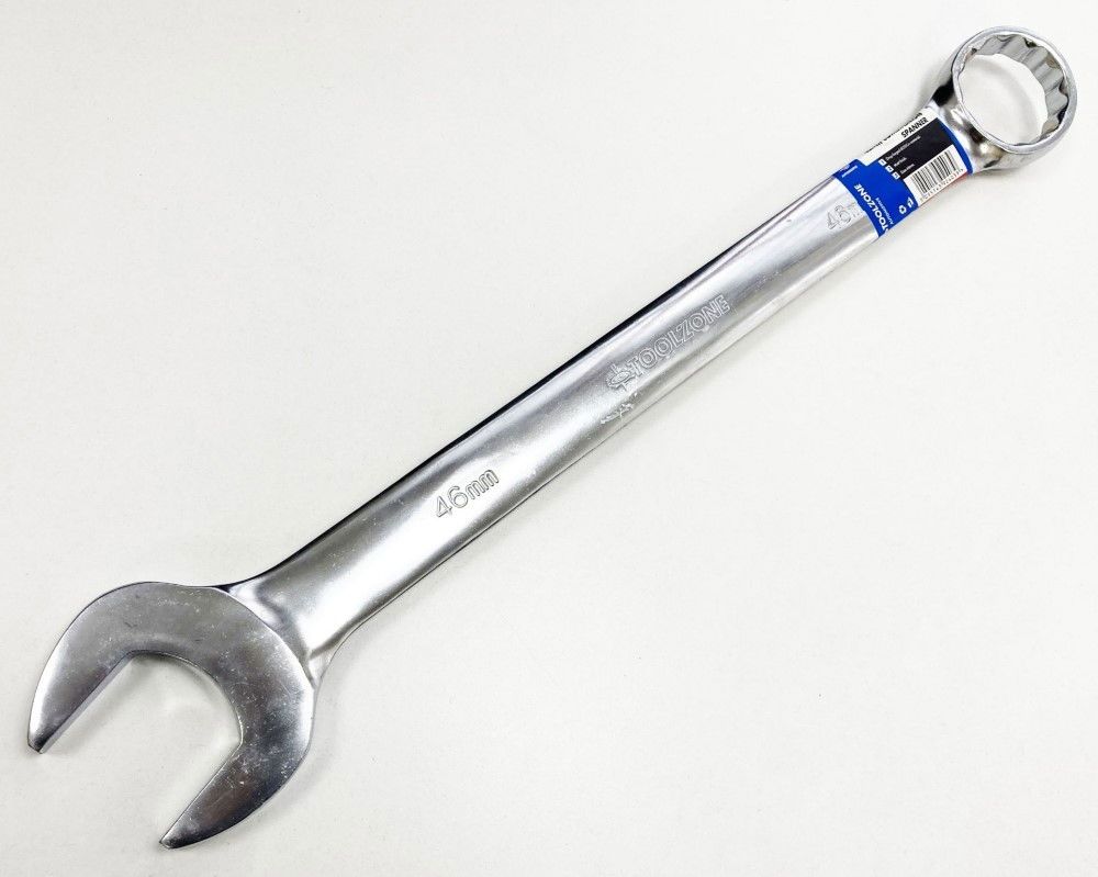 COMBINATION SPANNER 46mm 6150CRV MATT FINISH - TOOLZONE KDPSP187