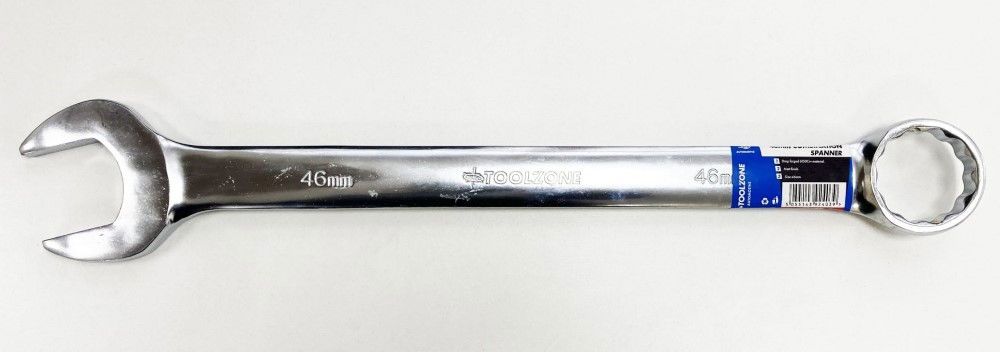 COMBINATION SPANNER 46mm 6150CRV MATT FINISH - TOOLZONE KDPSP187 - Image 3