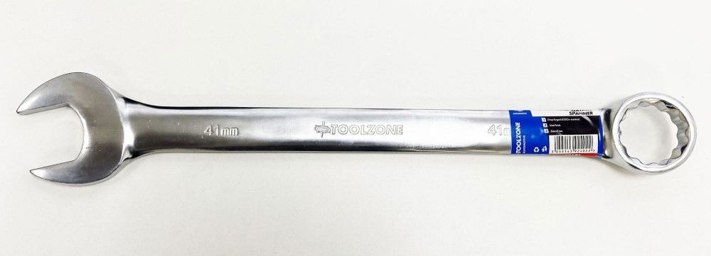 COMBINATION SPANNER 41mm 6150CRV MATT FINISH - TOOLZONE KDPSP186 - Image 4
