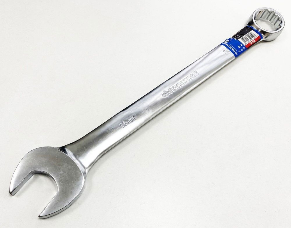 COMBINATION SPANNER 36mm 6150CRV MATT FINISH - TOOLZONE KDPSP184 - Image 4
