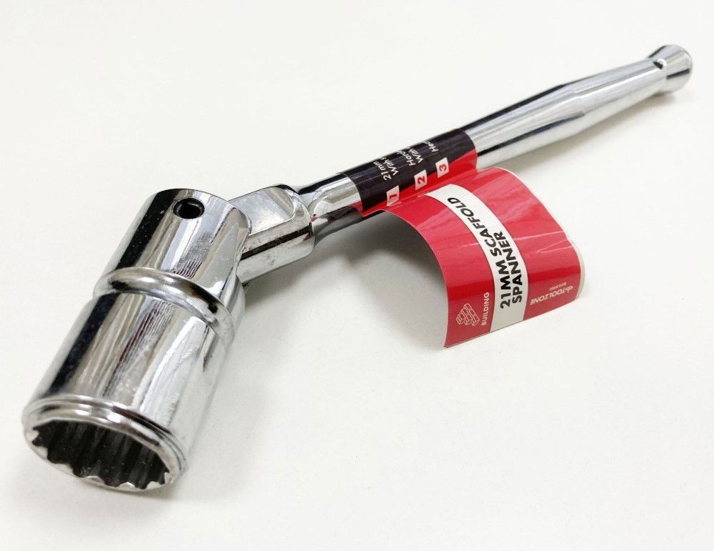 SCAFFOLD SPANNER 21mm 12 POINT SOCKET DROP FORGED STEEL - TOOLZONE KDPSP178 - Image 5