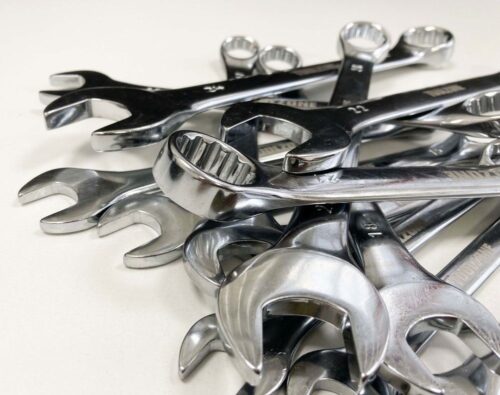 COMBINATION SPANNER SET 18pc 6-32mm CHROME VANADIUM IN TRAY – TOOLZONE KDPSP159