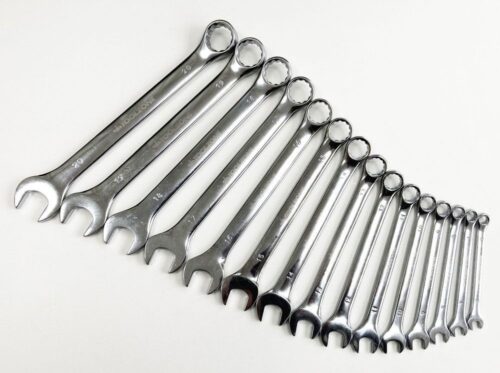 COMBINATION SPANNER SET 25pc 6-32mm CHROME VANADIUM IN TRAY – TOOLZONE KDPSP158