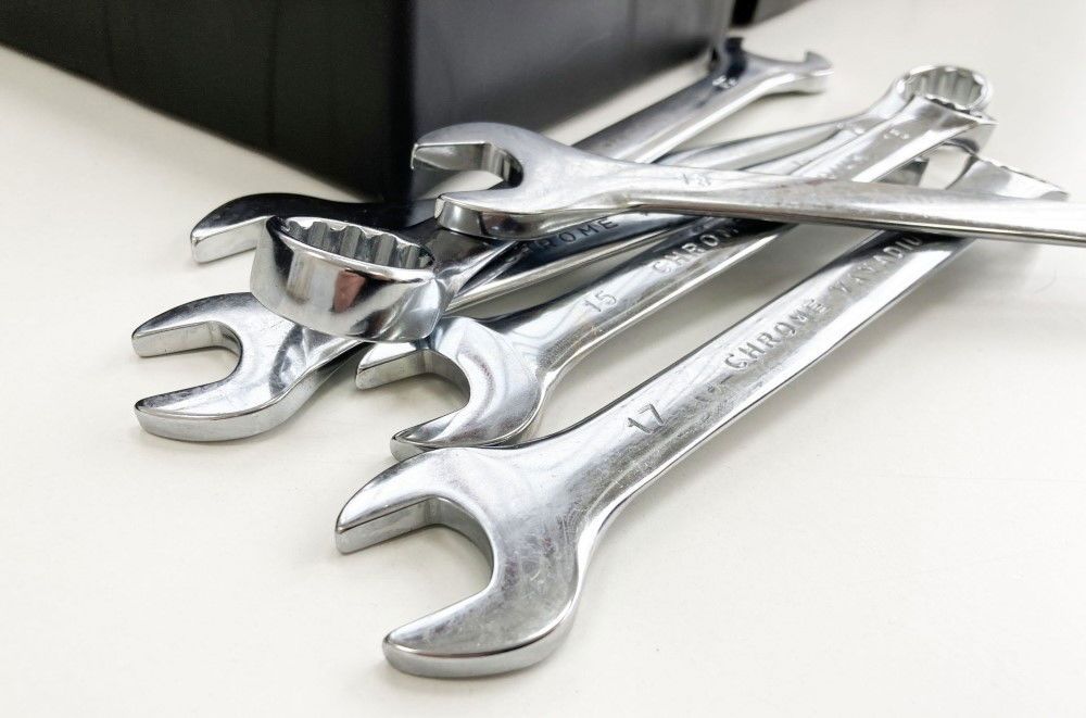 COMBINATION SPANNER SET 25pc 6-32mm CHROME VANADIUM IN TRAY - TOOLZONE KDPSP158 - Image 4