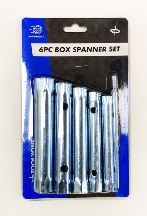 BOX SPANNER SET 6pc 10-19mm WITH DRIVE BAR – TOOLZONE KDPSP150