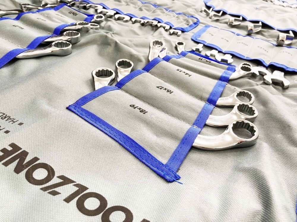 SPANNER SET 50pc CHROME VANADIUM POLISHED FINISH METRIC - TOOLZONE KDPSP143 - Image 5