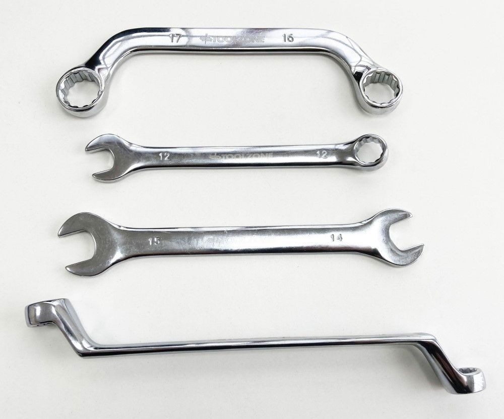 SPANNER SET 50pc CHROME VANADIUM POLISHED FINISH METRIC - TOOLZONE KDPSP143 - Image 7