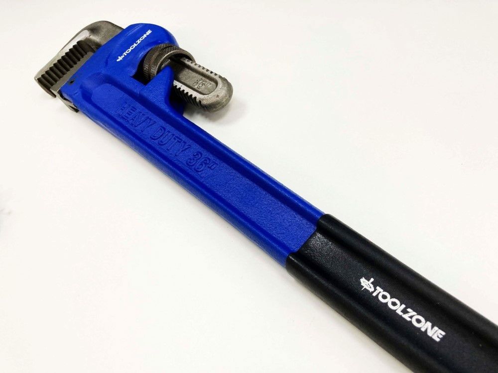 STILLSON WRENCH 36" MAX JAW 114mm DROP FORGED FOAM DIPPED HANDLE - TOOLZONE KDPSP070 - Image 2