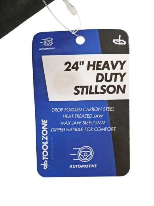 STILLSON WRENCH 24″ MAX JAW 86mm DROP FORGED FOAM DIPPED HANDLE – TOOLZONE KDPSP069