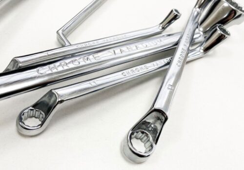 OFFSET RING SPANNER SET 12PC 6x7mm TO 30x32mm CHROME VANADIUM POLISHED – TOOLZONE KDPSP024