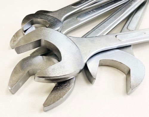 JUMBO COMBINATION SPANNERS SET 6PC 1-3/8″ TO 2″ AF – TOOLZONE KDPSP009