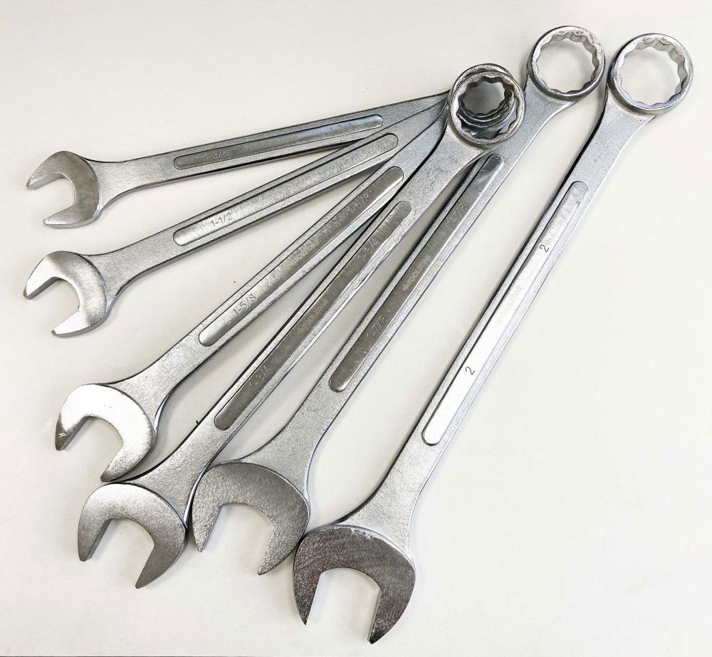 JUMBO COMBINATION SPANNERS SET 6PC 1-3/8" TO 2" AF - TOOLZONE KDPSP009 - Image 5