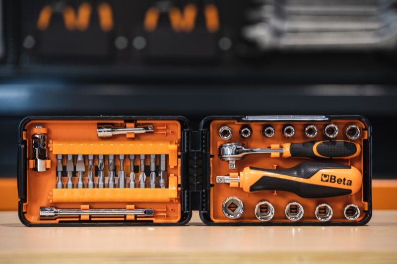 Compact Tool Case with 11 Hexagon Sockets, 21 Bits, 7 Accessories - Beta Tools 900/C39N - Image 3