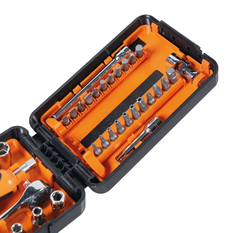 Compact Tool Case with 11 Hexagon Sockets, 21 Bits, 7 Accessories - Beta Tools 900/C39N - Image 8