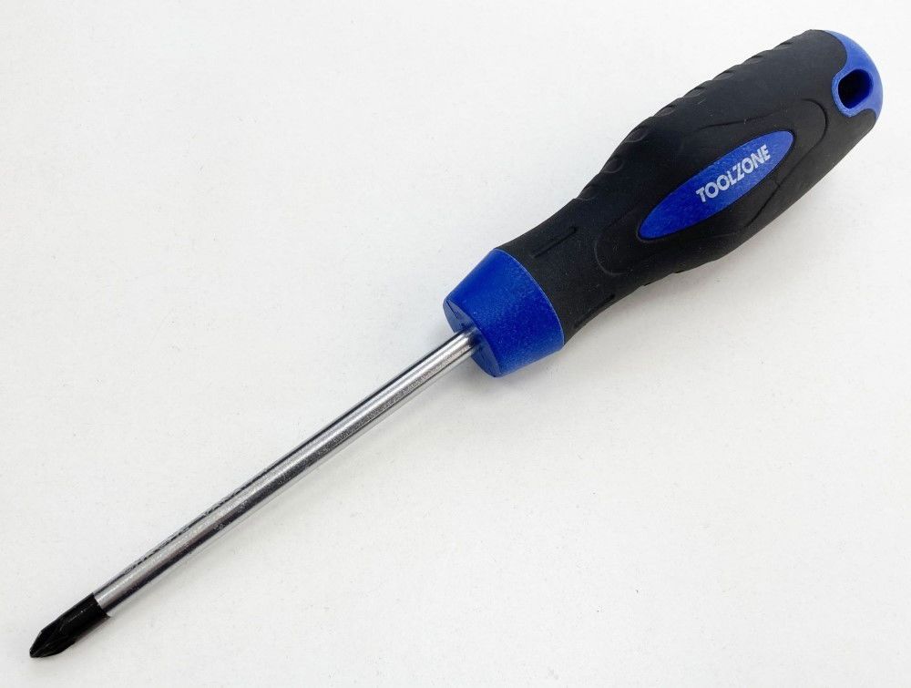 POZI SCREWDRIVER 100mm PZ2 - TOOLZONE KDPSD259 - Image 3