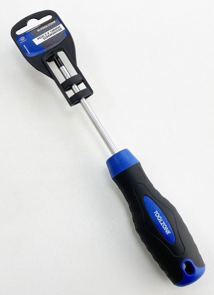 POZI SCREWDRIVER 100mm PZ2 - TOOLZONE KDPSD259 - Image 4