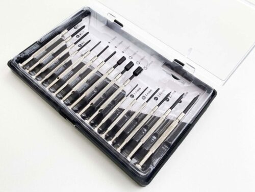PRECISION SCREWDRIVER SET 16PC PHILLIPS 00-2 SLOT 1-3.5mm HEX 1.5-2.5 STAR 3-5 – TOOLZONE KDPSD212
