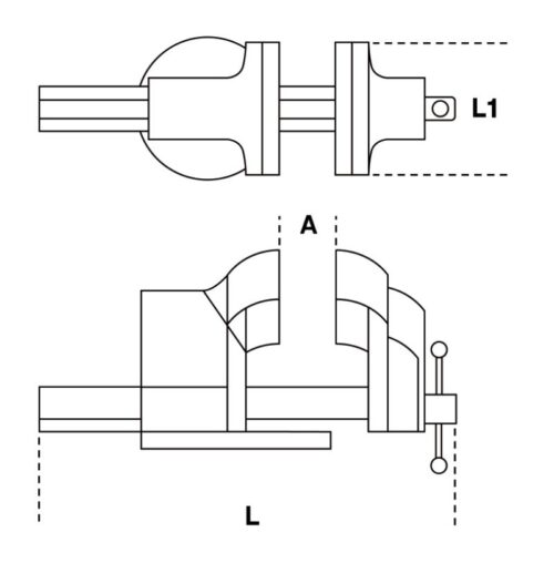 Parallel Bench Vice 100mm Jaws – Beta Tools 1599P 100