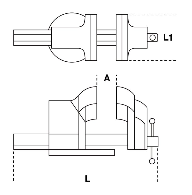 Parallel Bench Vice 100mm Jaws - Beta Tools 1599P 100