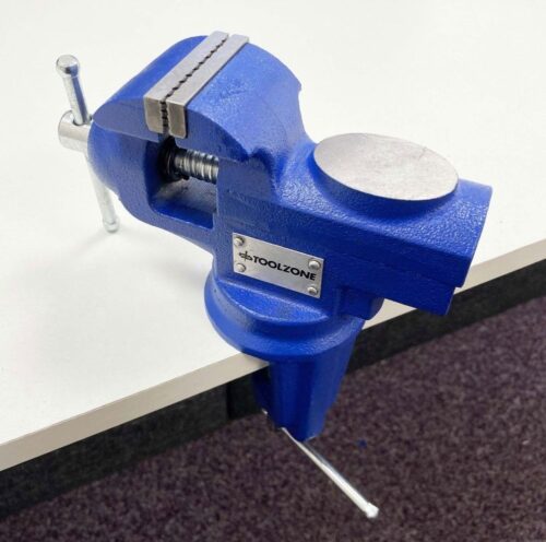 SWIVEL TABLE VICE 2″ 50mm JAW WIDTH 60mm MAX OPENING – TOOLZONE KDPVC035