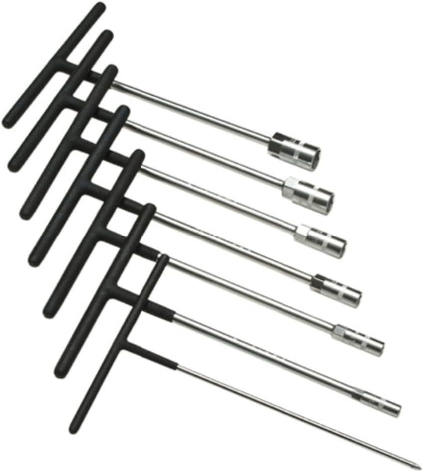 RUBBER COATED T-HANDLE SET OF 7 SOCKETS - Image 2