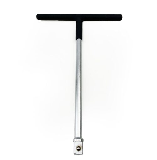 T-HANDLE 1/2″ SQUARE DRIVE SOCKET WRENCH WITH RUBBER GRIP